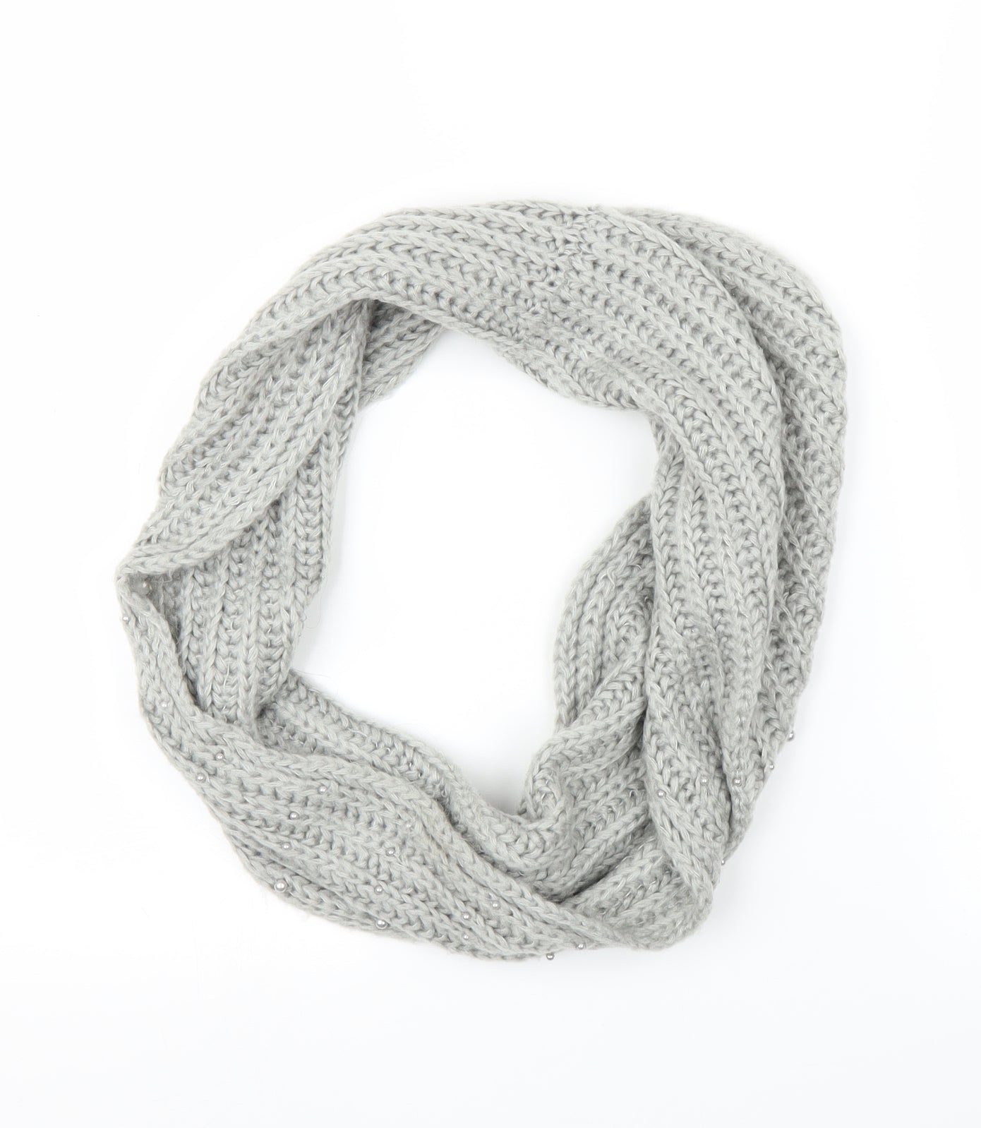 Preworn Unisex Grey Shawl/Wrap - Infinity Scarf