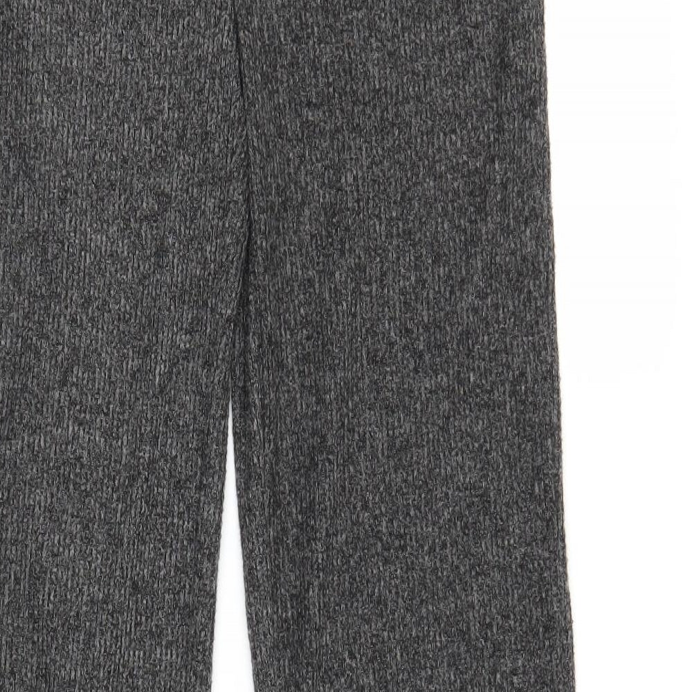 Papaya Womens Grey Trousers Size 12 L28 in