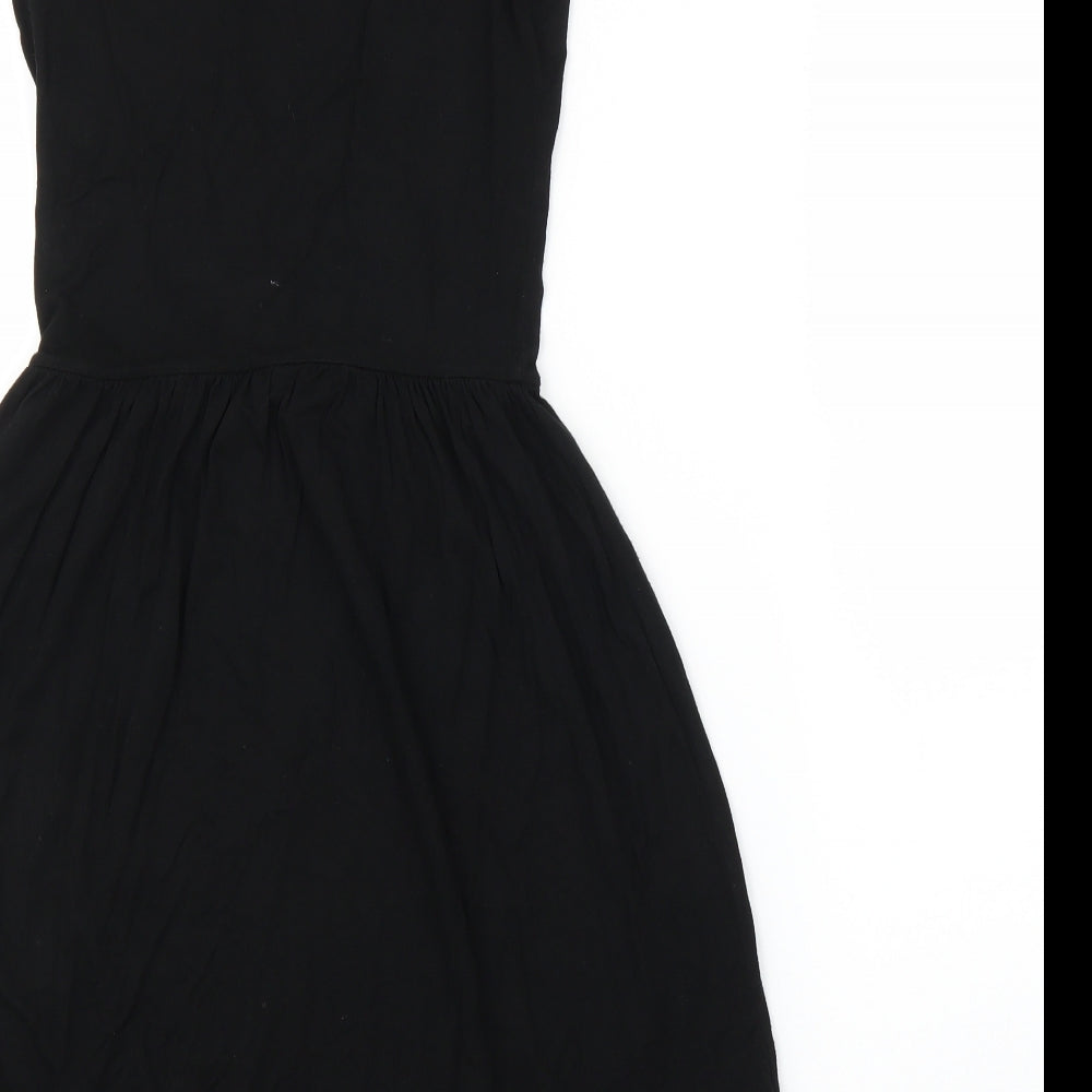 Select Womens Black A-Line Size 8