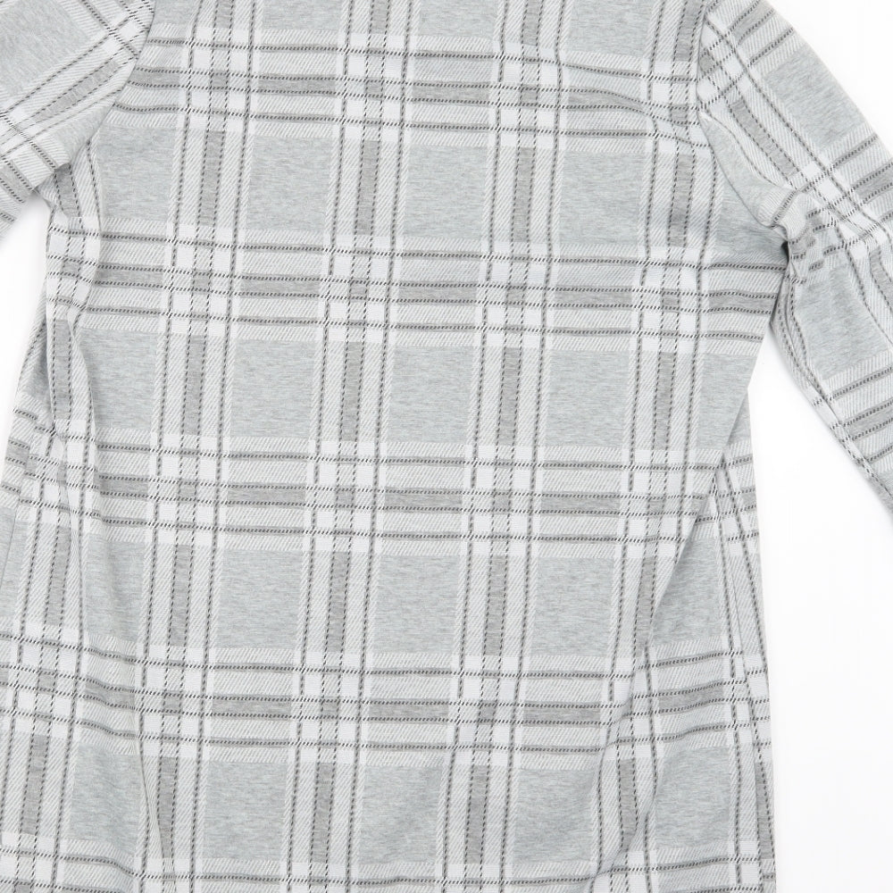 Primark Womens Grey Check Pullover Jumper Size 14