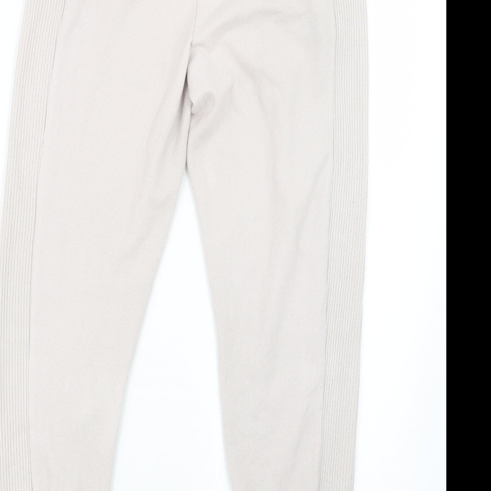 George Womens Beige Jogger Trousers Size 8 L23.5 in