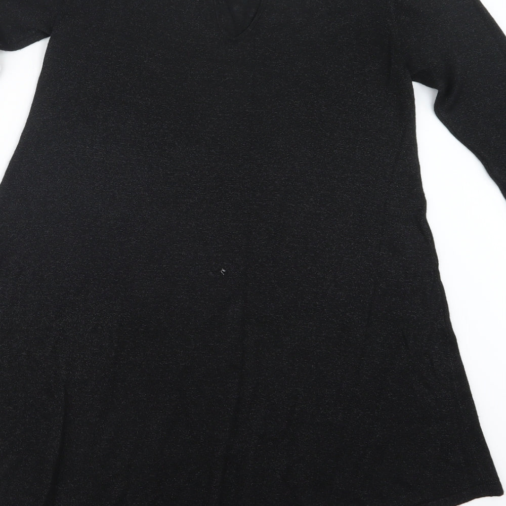 NEXT Womens Black Basic T-Shirt Size 10