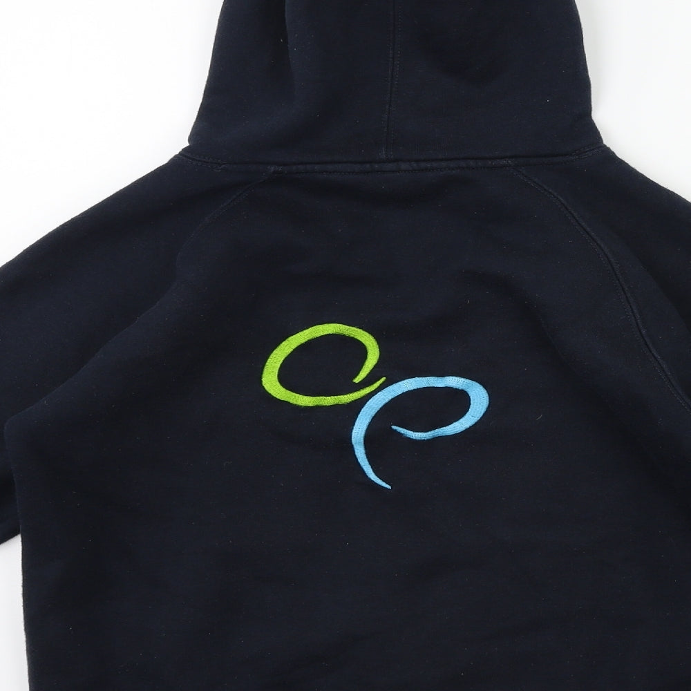 papini Boys Black Pullover Hoodie Size 11-12 Years