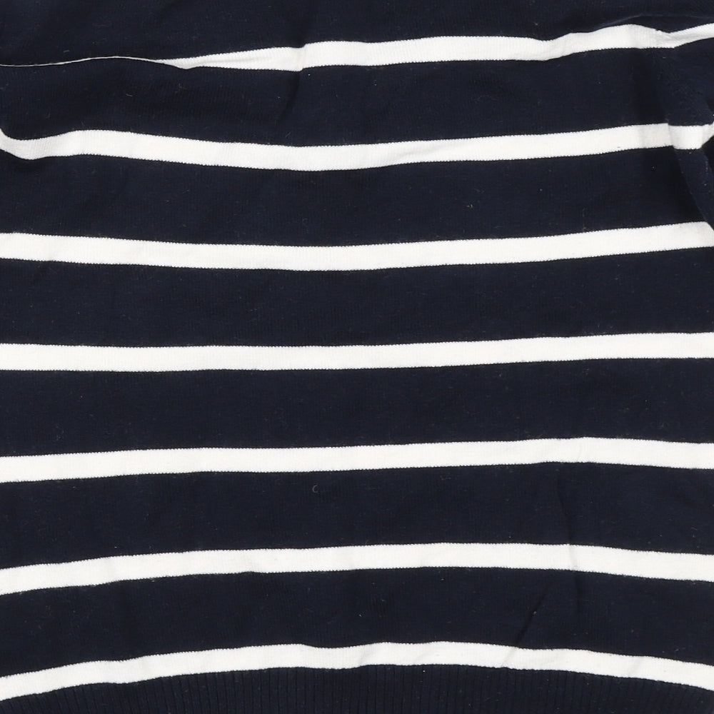 Atmosphere Womens Blue Striped Pullover Jumper Size 10