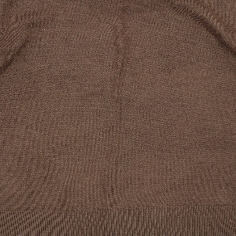 MK Womens Brown Pullover Jumper Size S