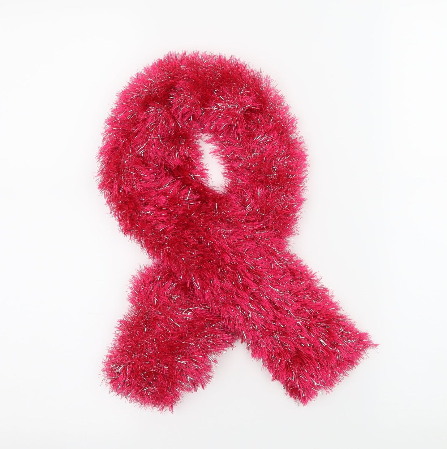 Preworn Womens Pink Scarf