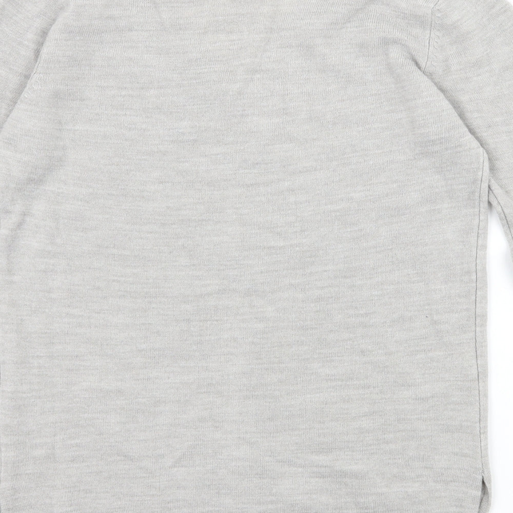 Atmosphere Womens Grey Knit Pullover Jumper Size 4