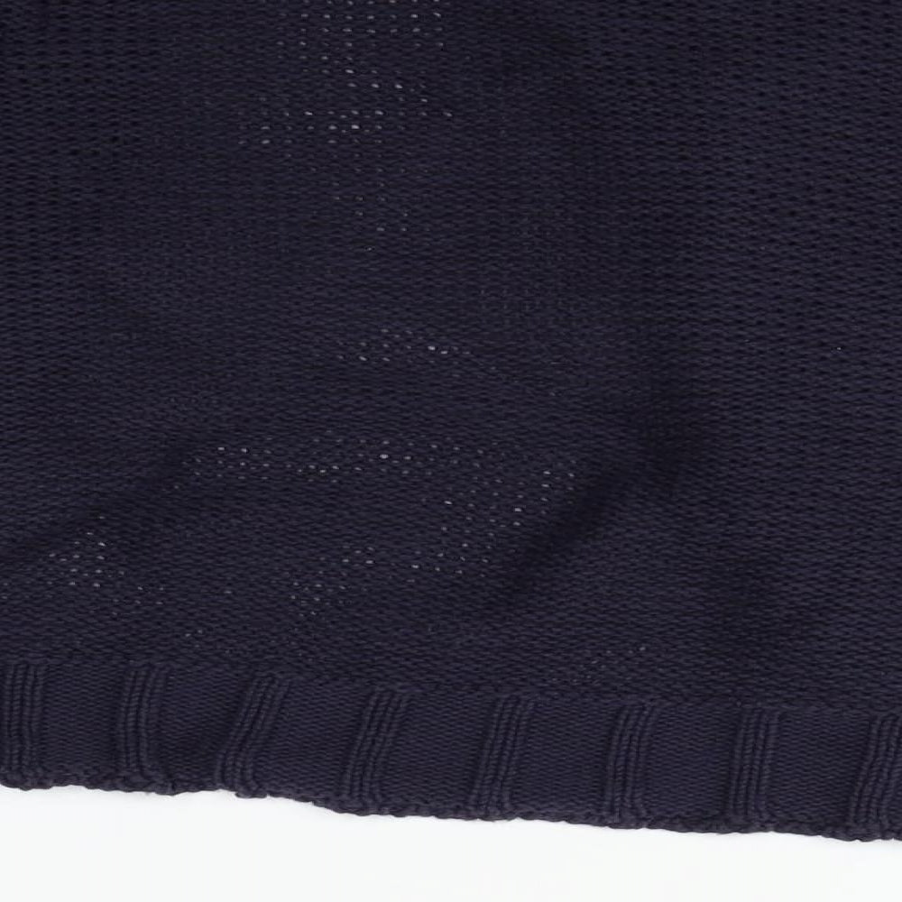 Per Una Womens Blue Cardigan Jumper Size 14
