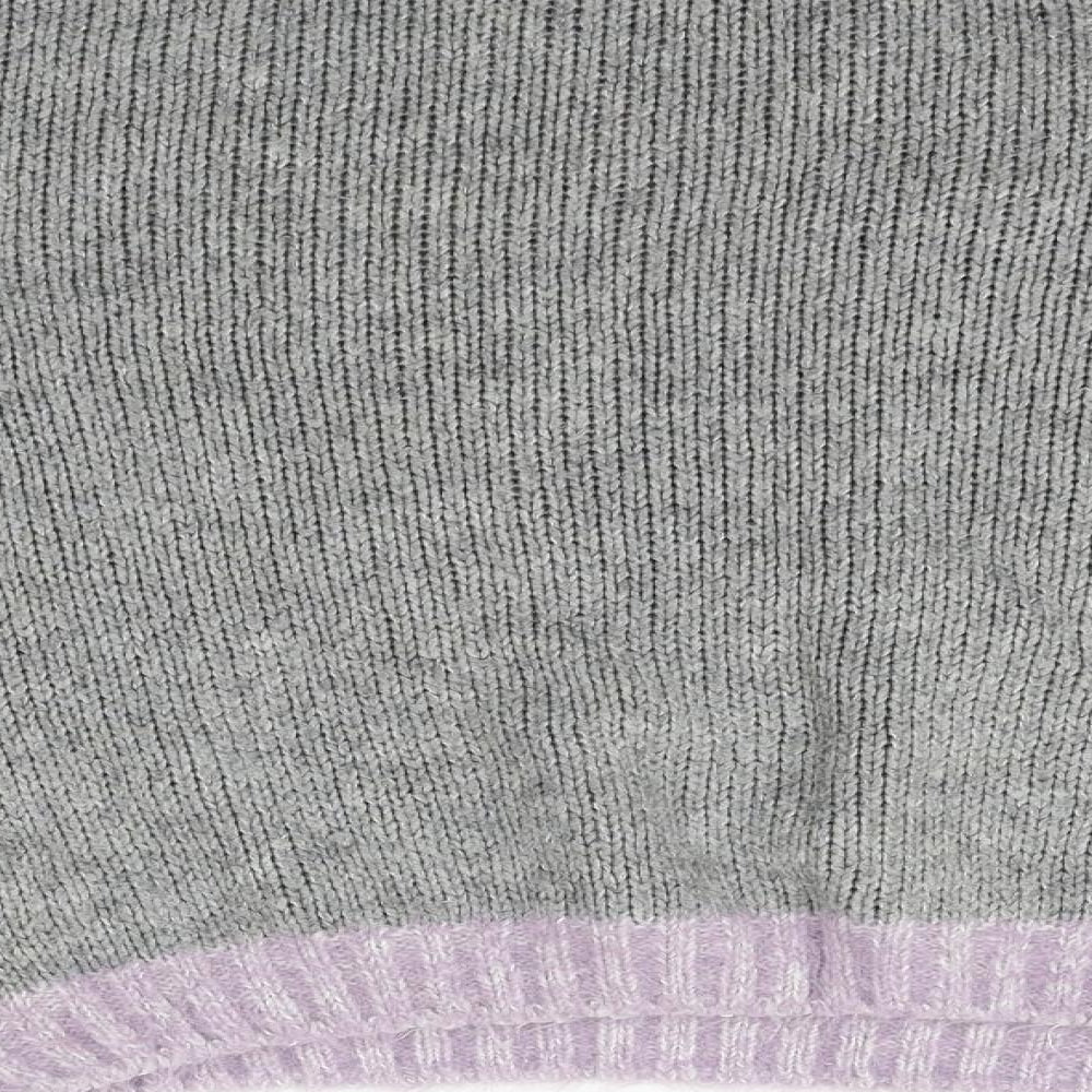 George Womens Grey Geometric Pullover Jumper Size 10