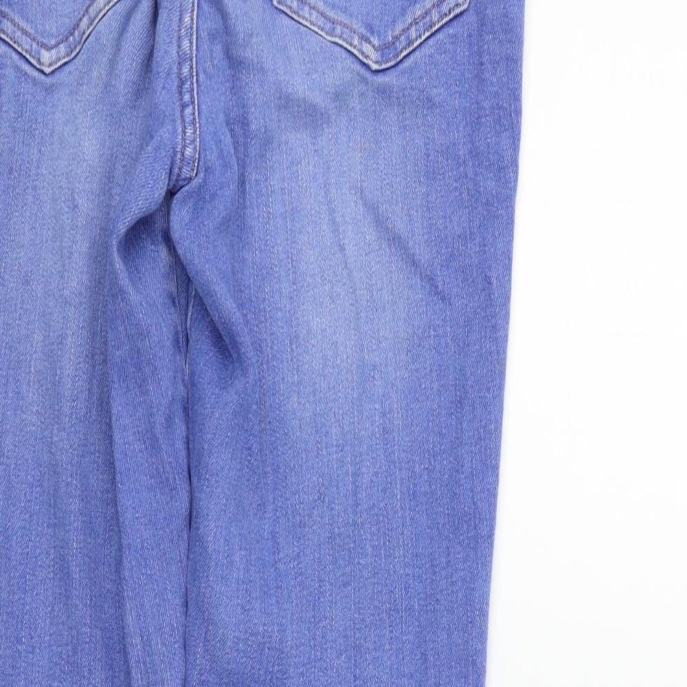 Dorothy Perkins Womens Blue Straight Jeans Size 10 L25 in