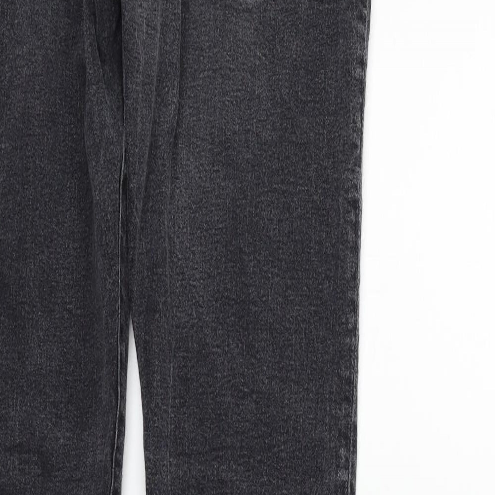 H&M Womens Grey Straight Jeans Size 30 in L32 in