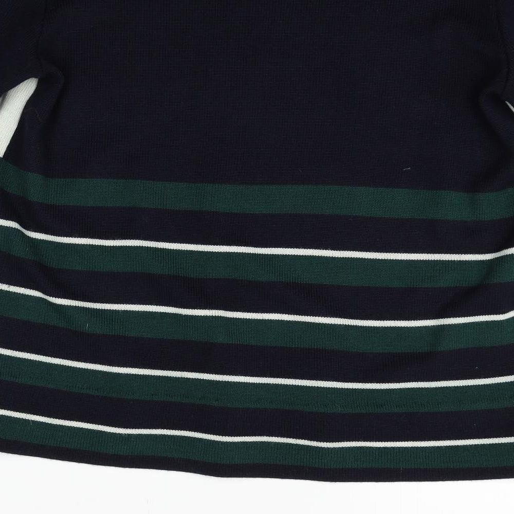 Camilla Womens Blue Striped Pullover Jumper Size 14