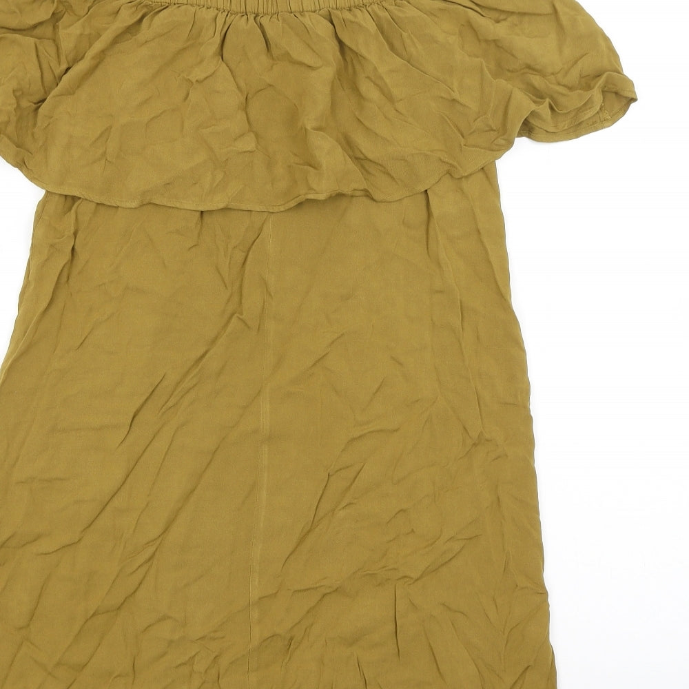 H&M Womens Brown A-Line Size 8