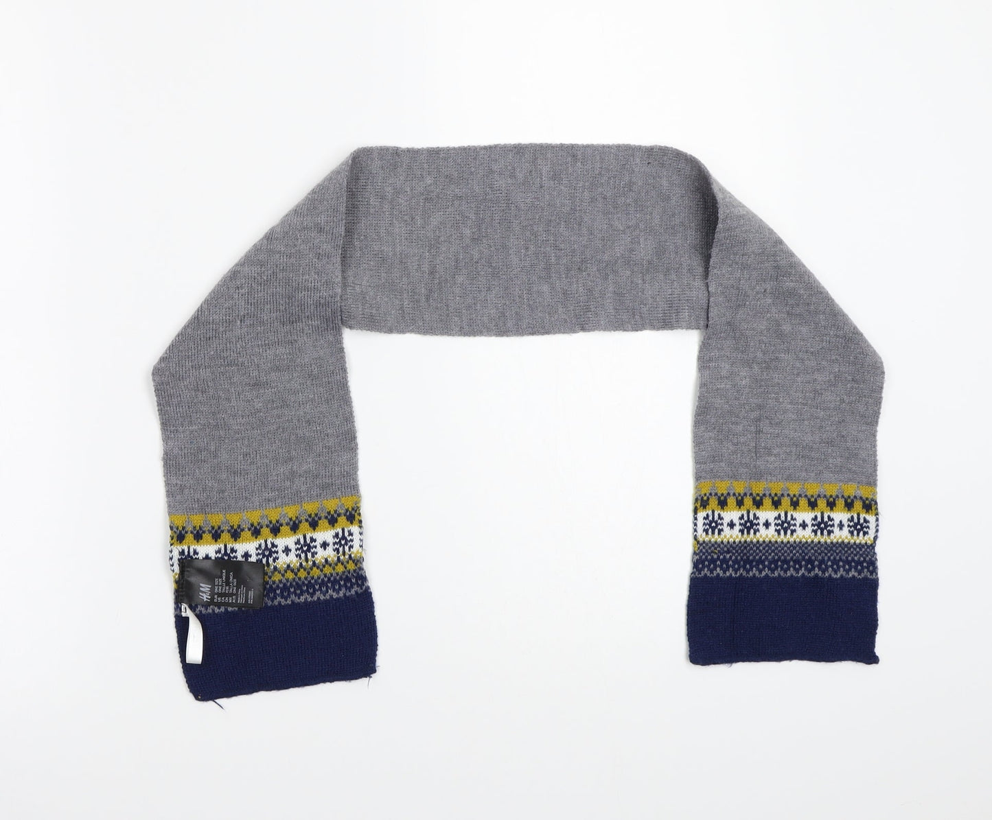 H&M Boys Grey Scarf One Size