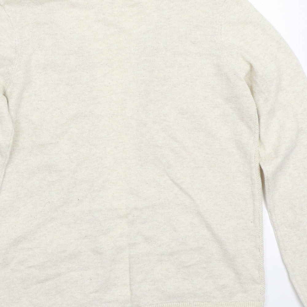 TEX Womens Beige Cardigan Jumper Size 14