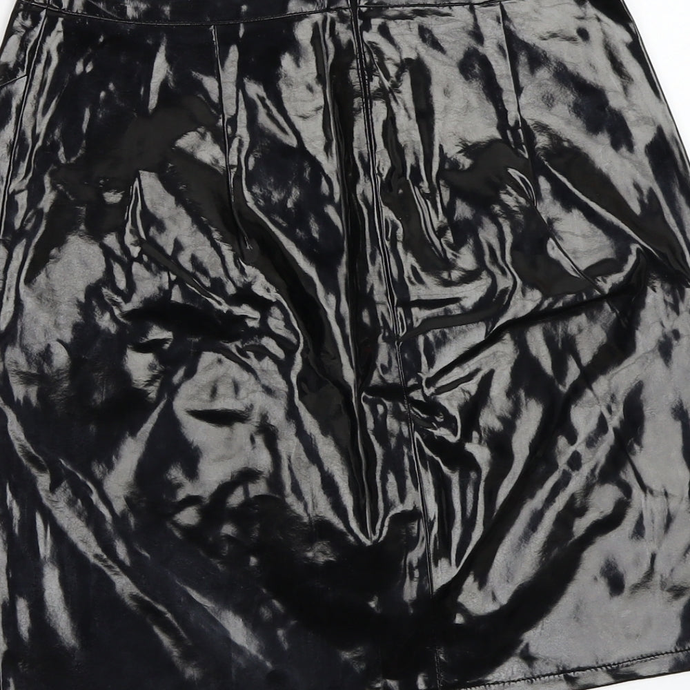 Mad but magic Womens Black A-Line Skirt Size S