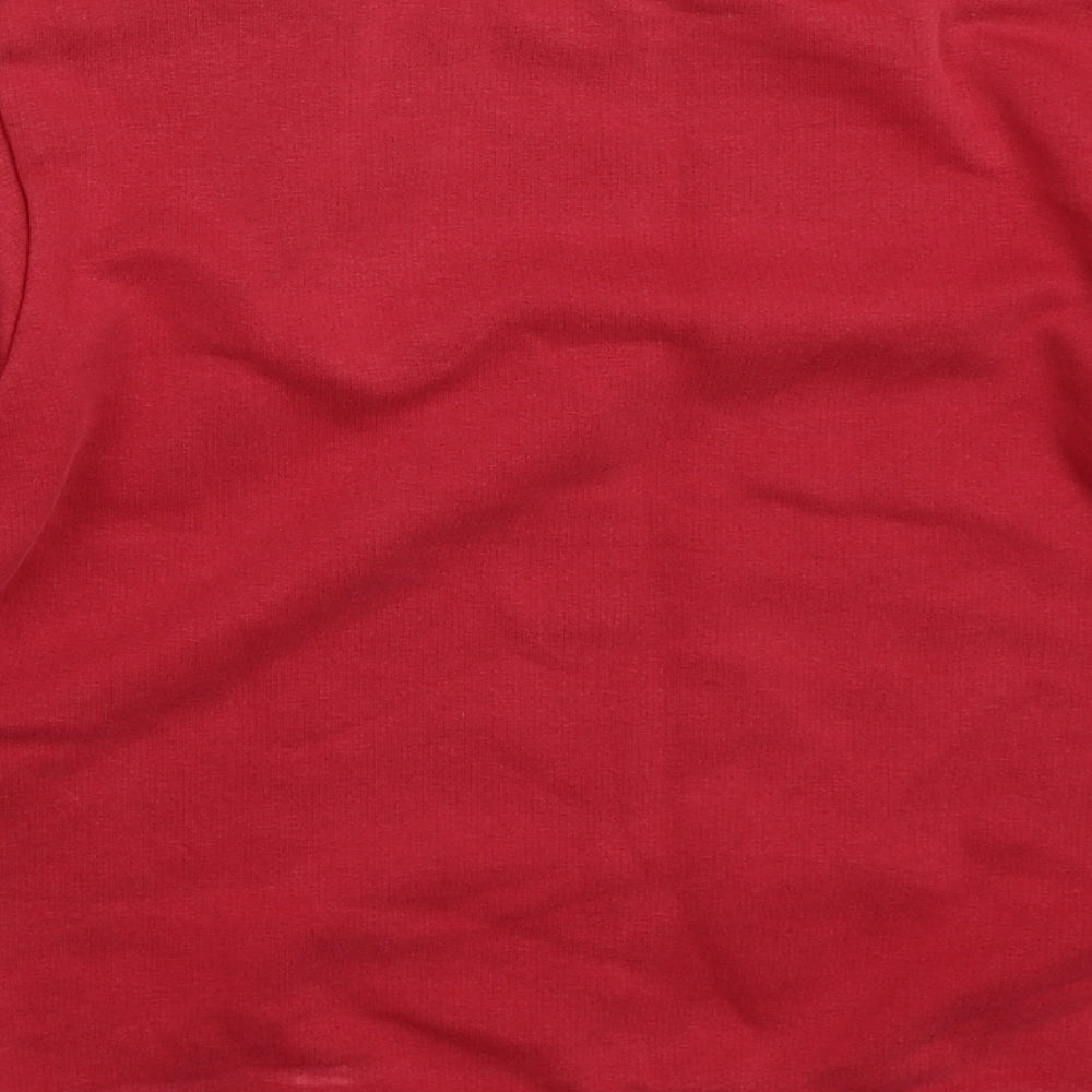 Nutmeg Girls Red Pullover Jumper Size 5-6 Years
