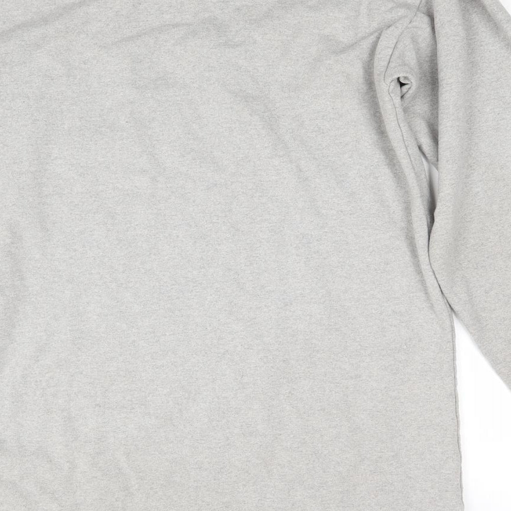 I SAW IT FIRST Womens Grey A-Line Size L