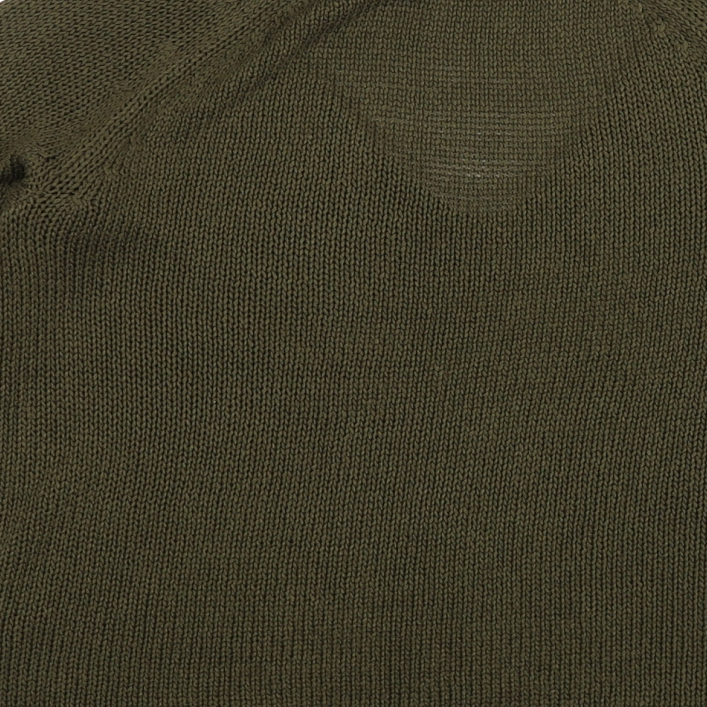 H&M Womens Green Pullover Jumper Size S