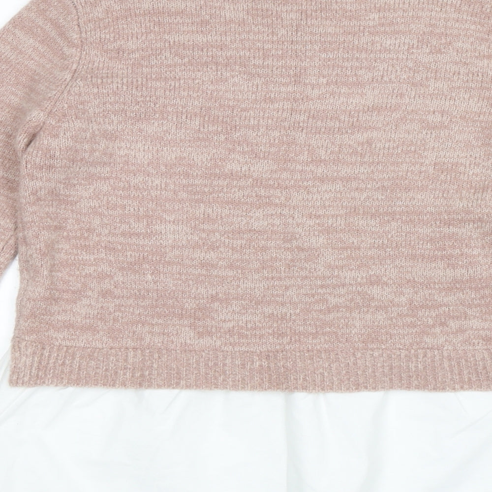 Primark Womens Pink Pullover Jumper Size 12