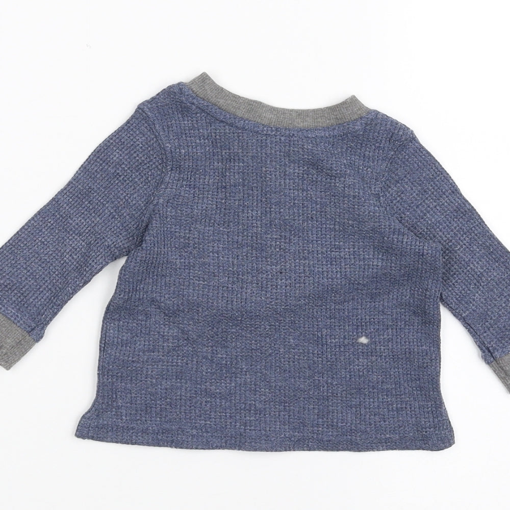 George Baby Blue Basic T-Shirt Size 0-3 Months