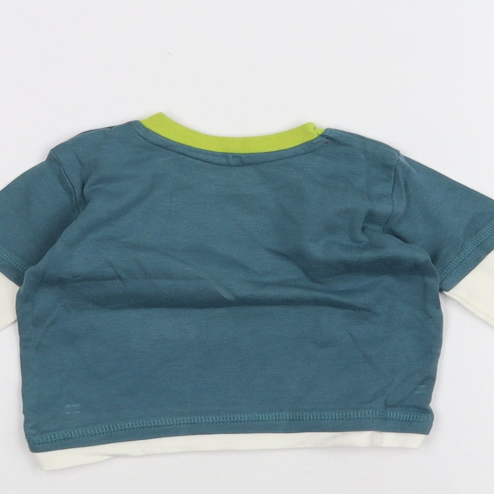 George Baby Blue Basic T-Shirt Size 3-6 Months