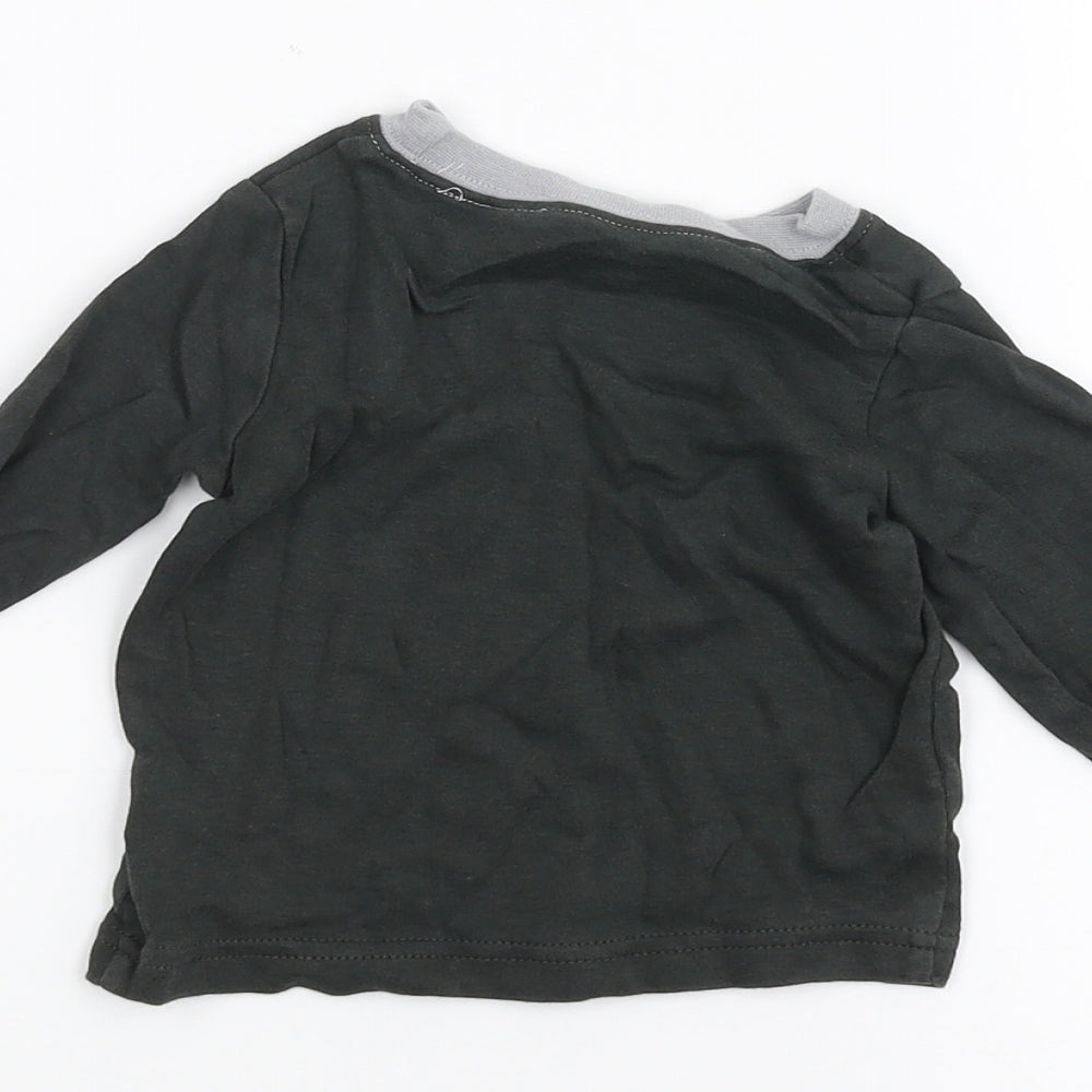 George Baby Green Basic T-Shirt Size 6-9 Months
