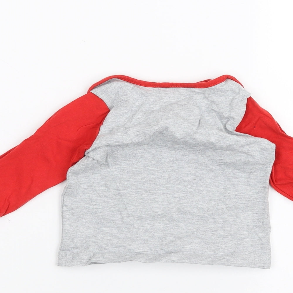 TU Baby Grey Basic T-Shirt Size 6-9 Months