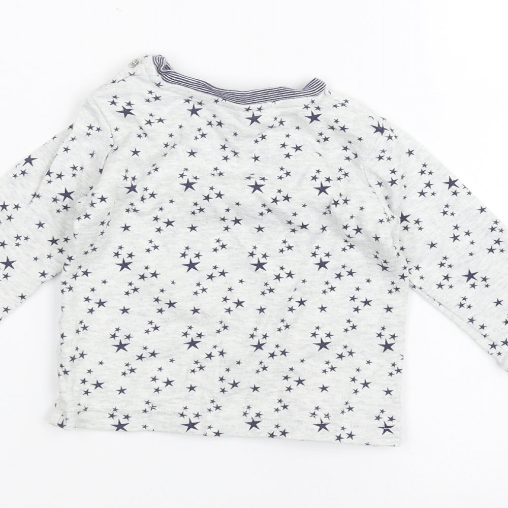 George Baby White Basic T-Shirt Size 6-9 Months