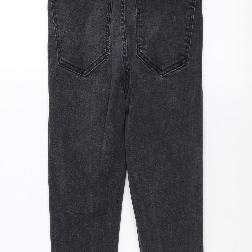 Denim & Co. Womens Black Denim Skinny Jeans Size 10 L26 in