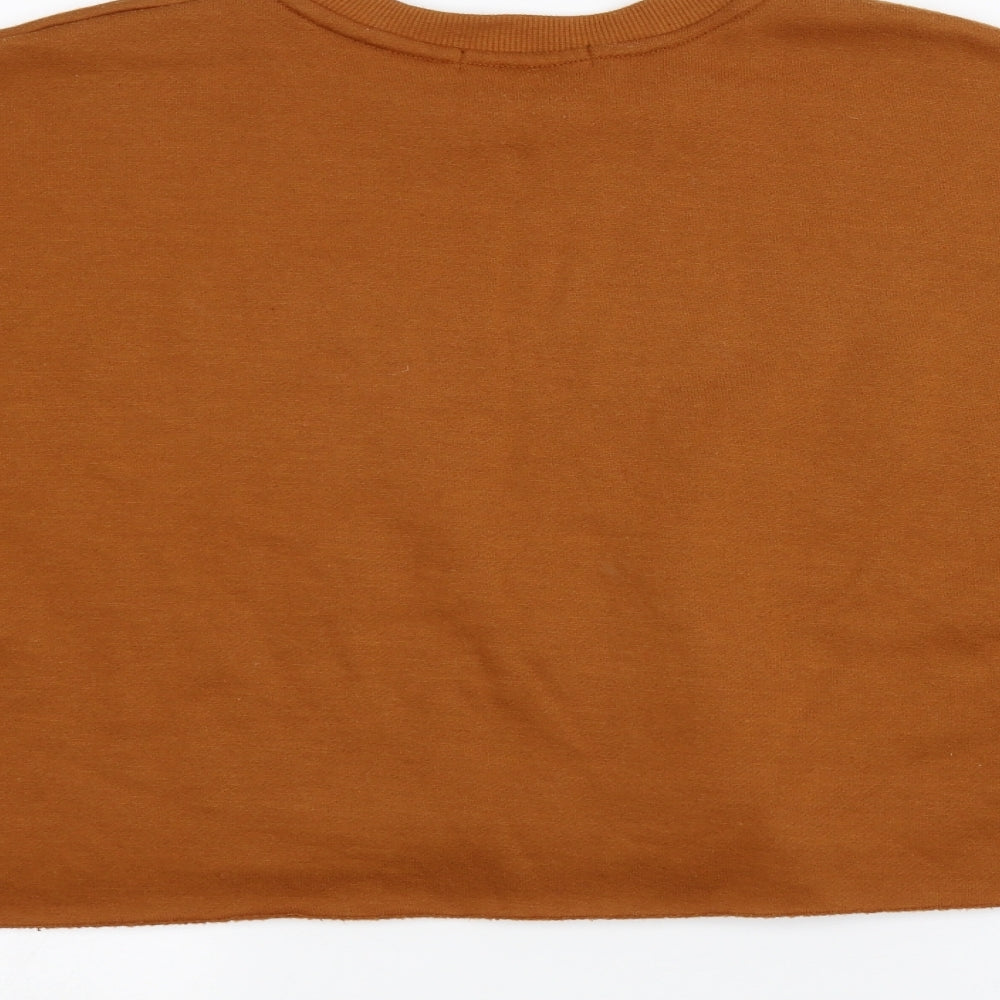 Primark Womens Orange Pullover Jumper Size L