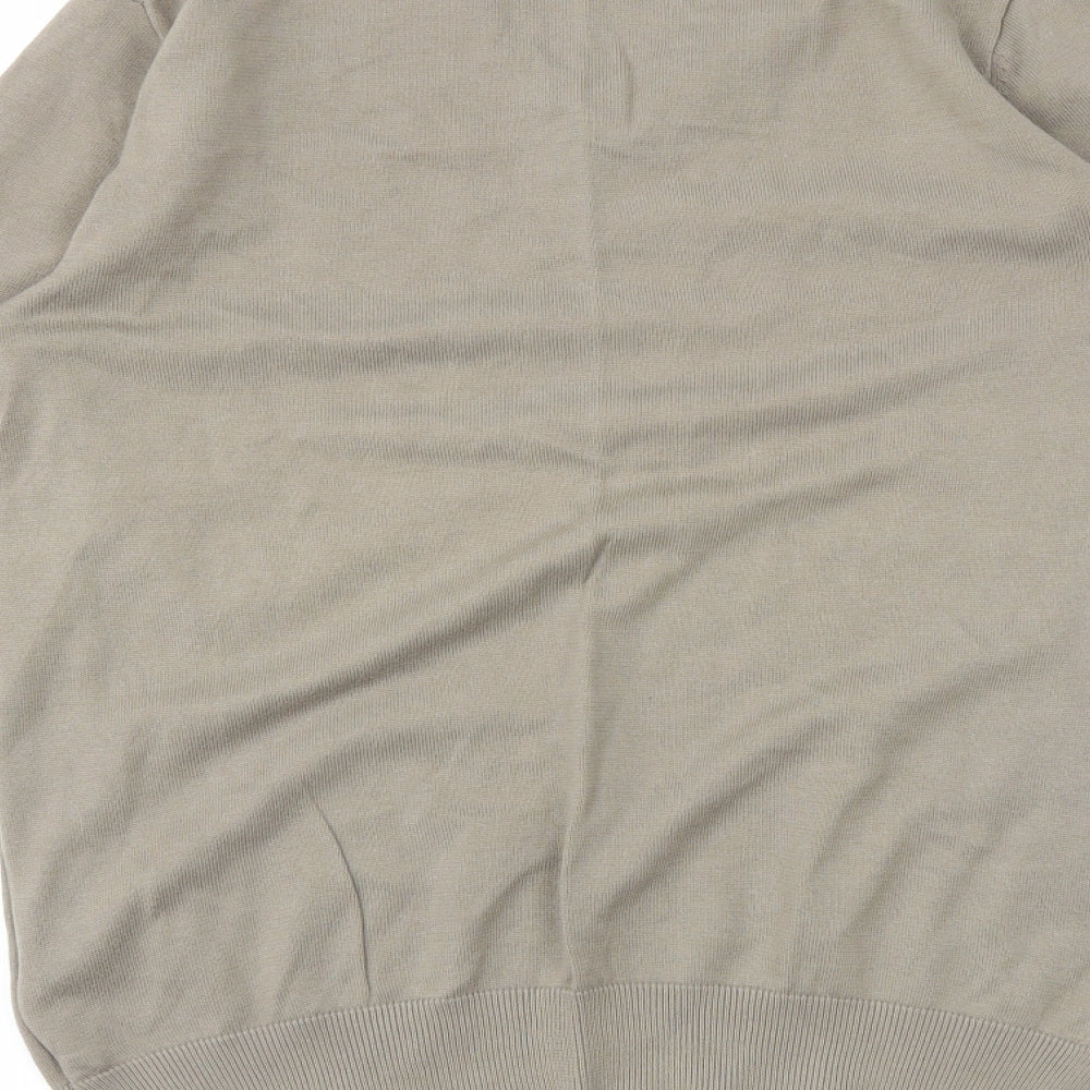H&M Mens Beige Pullover Jumper Size M