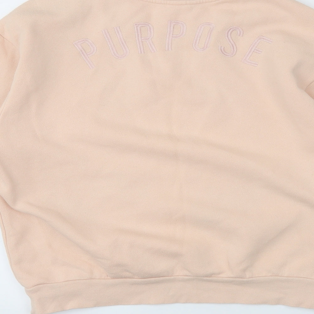 H&M Womens Pink Pullover Sweatshirt Size M