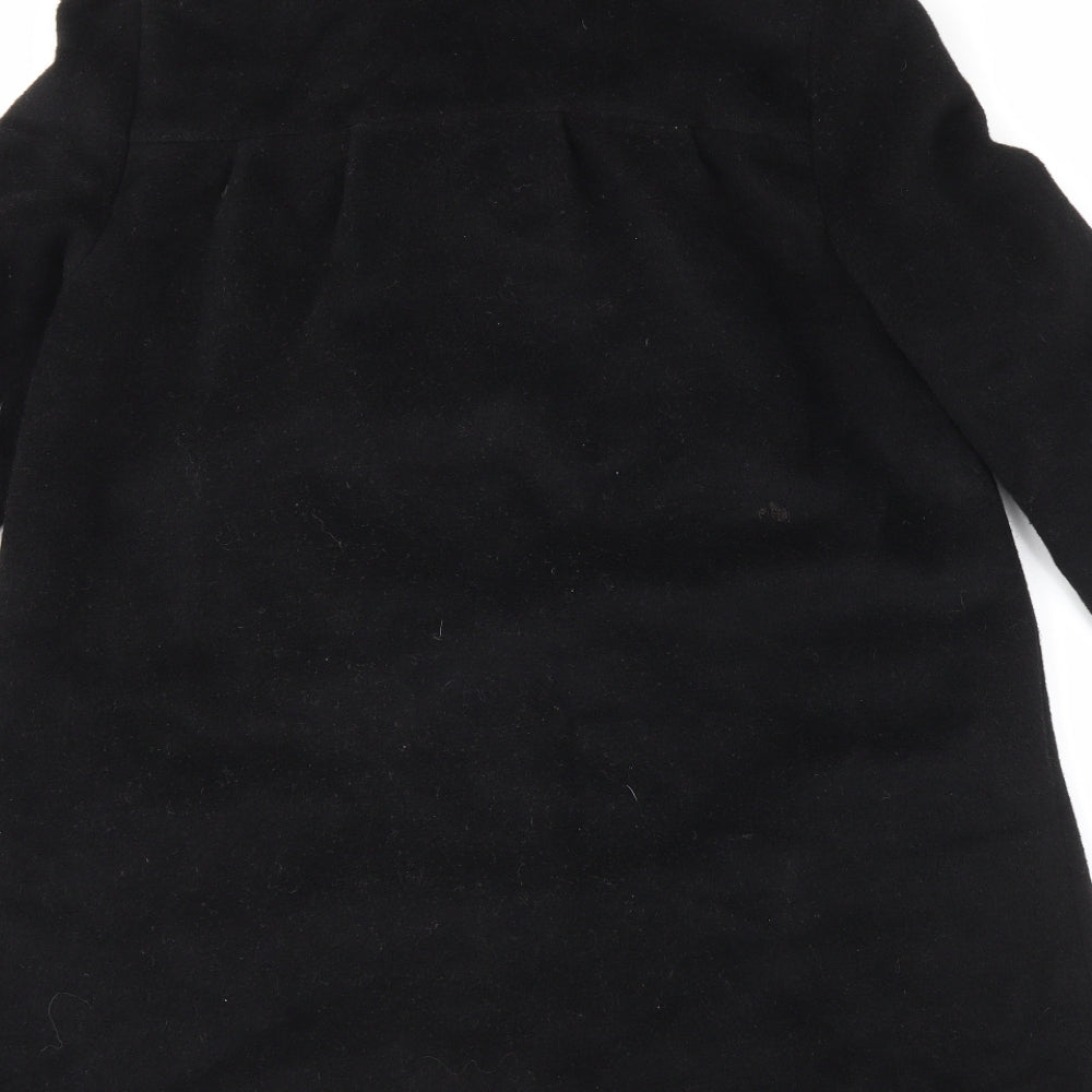 atmospher Womens Black Overcoat Coat Size 12