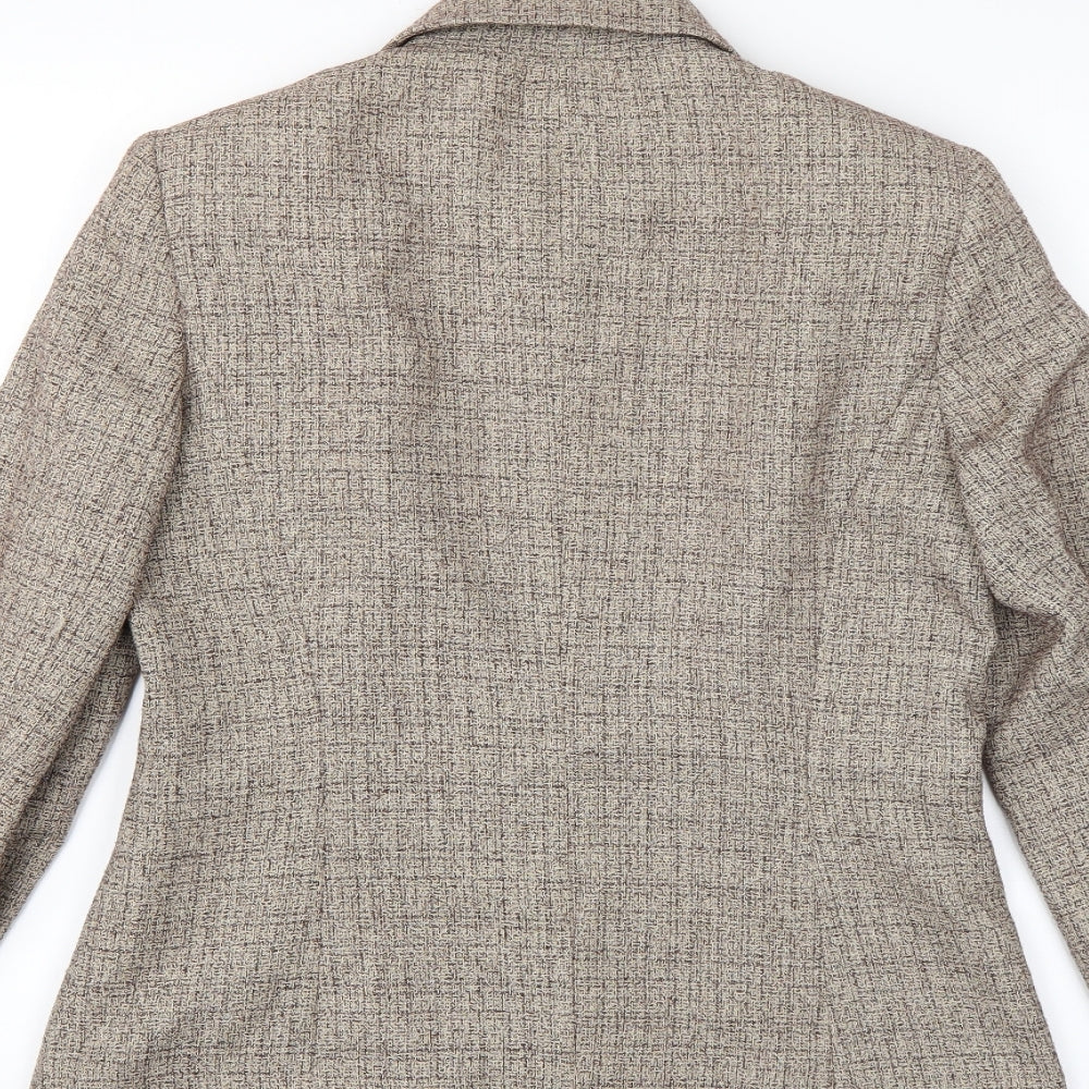 Berkertex Womens Brown Jacket Blazer Size 10