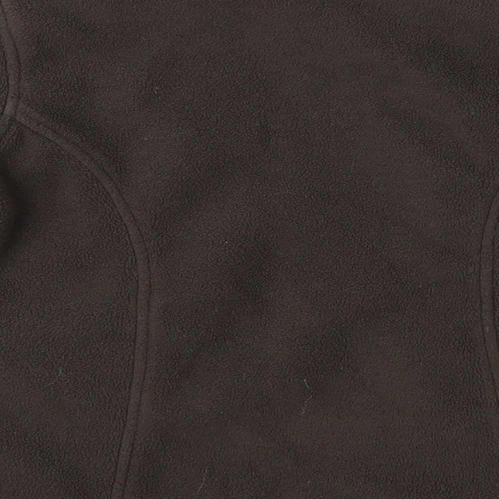 George Girls Brown Full Zip Hoodie Size 8 Years