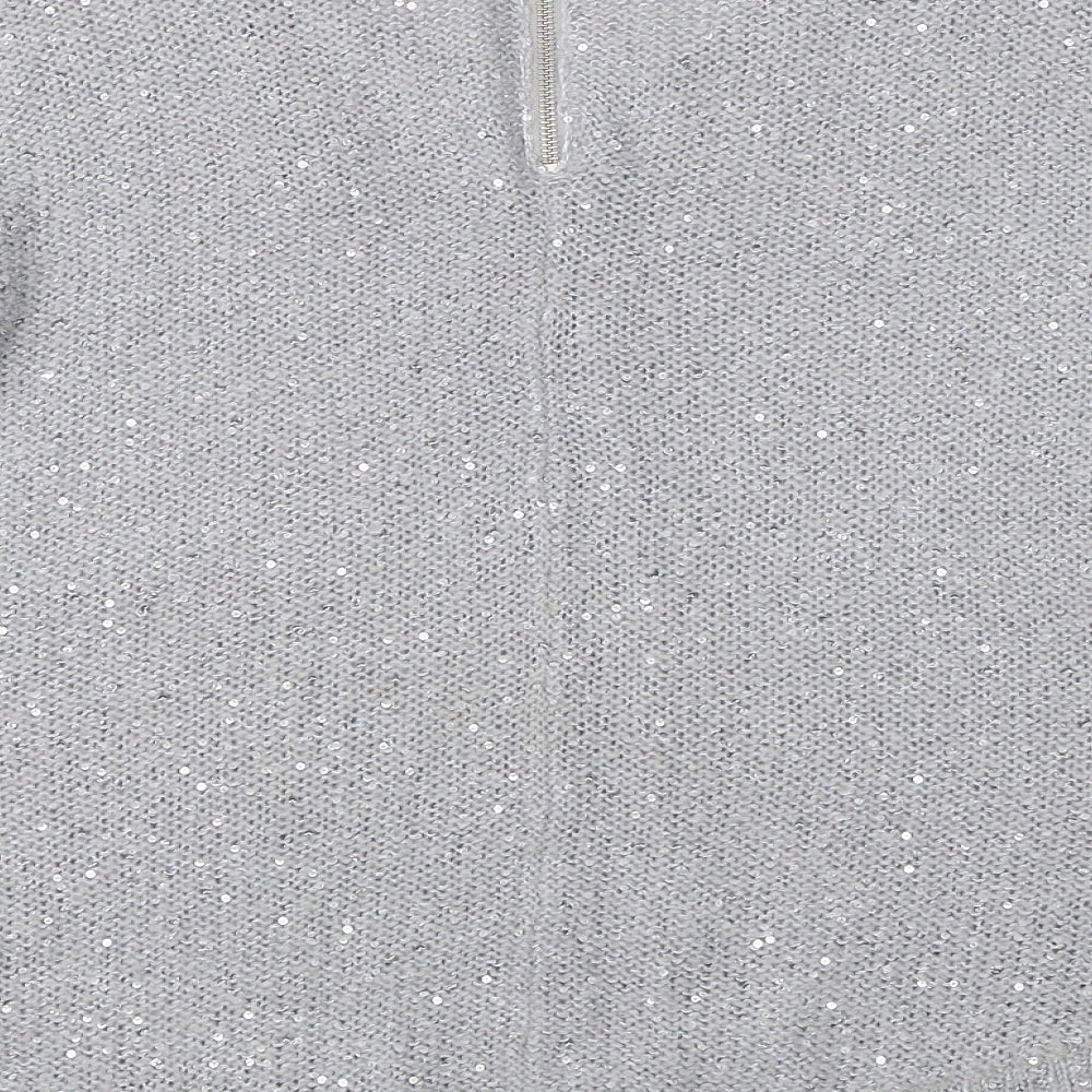 Warehouse Womens Grey Pullover Jumper Size 10