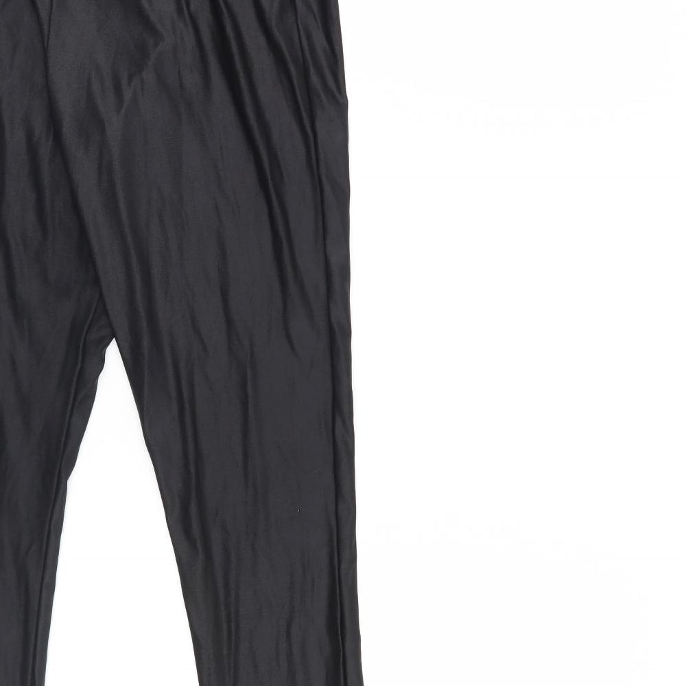 ASOS Womens Black Cropped Leggings L24 in
