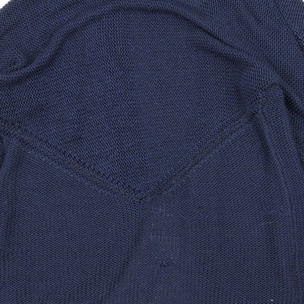 Linea Womens Blue Cardigan Jumper Size L