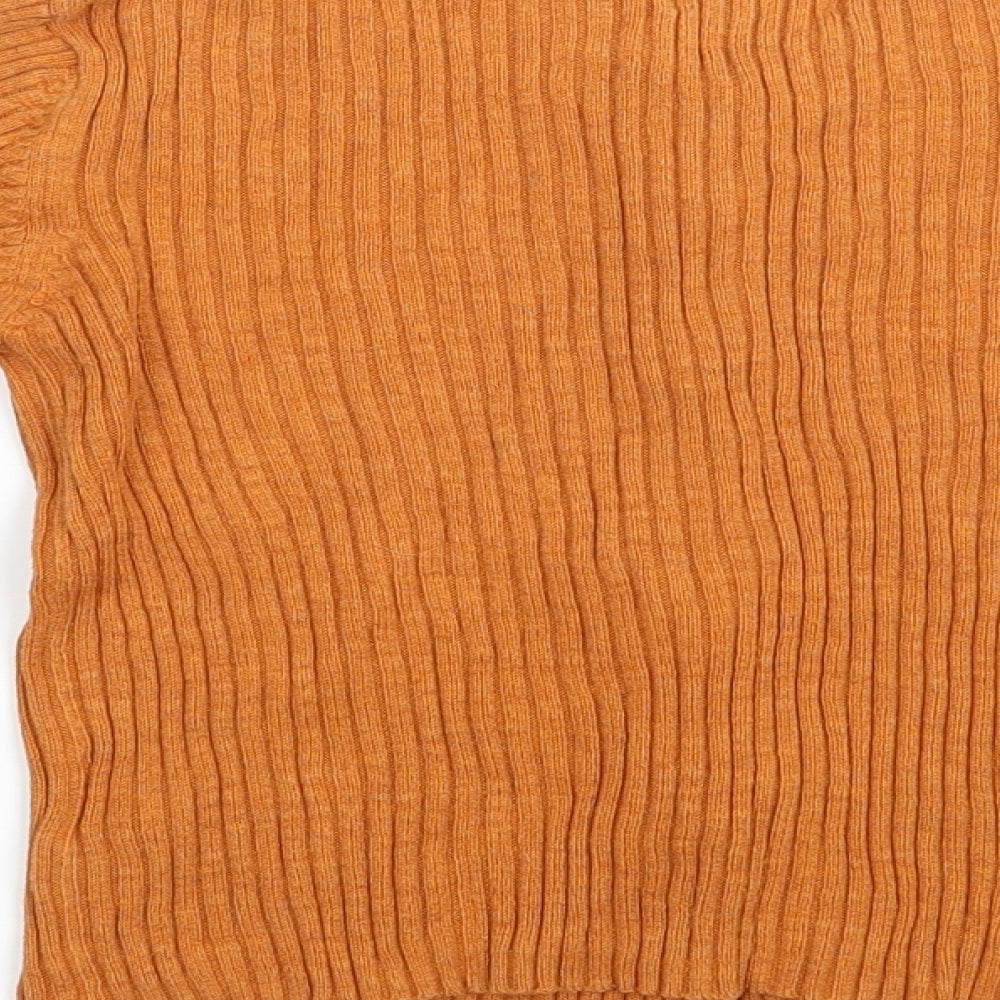 NEXT Girls Brown Basic Blouse Size 9 Years