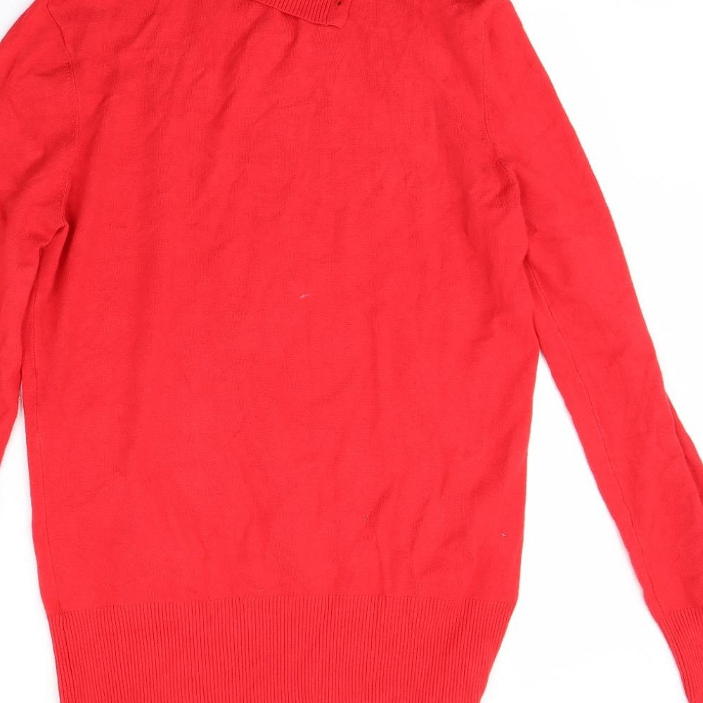 Lakeland Womens Red Pullover Jumper Size 18