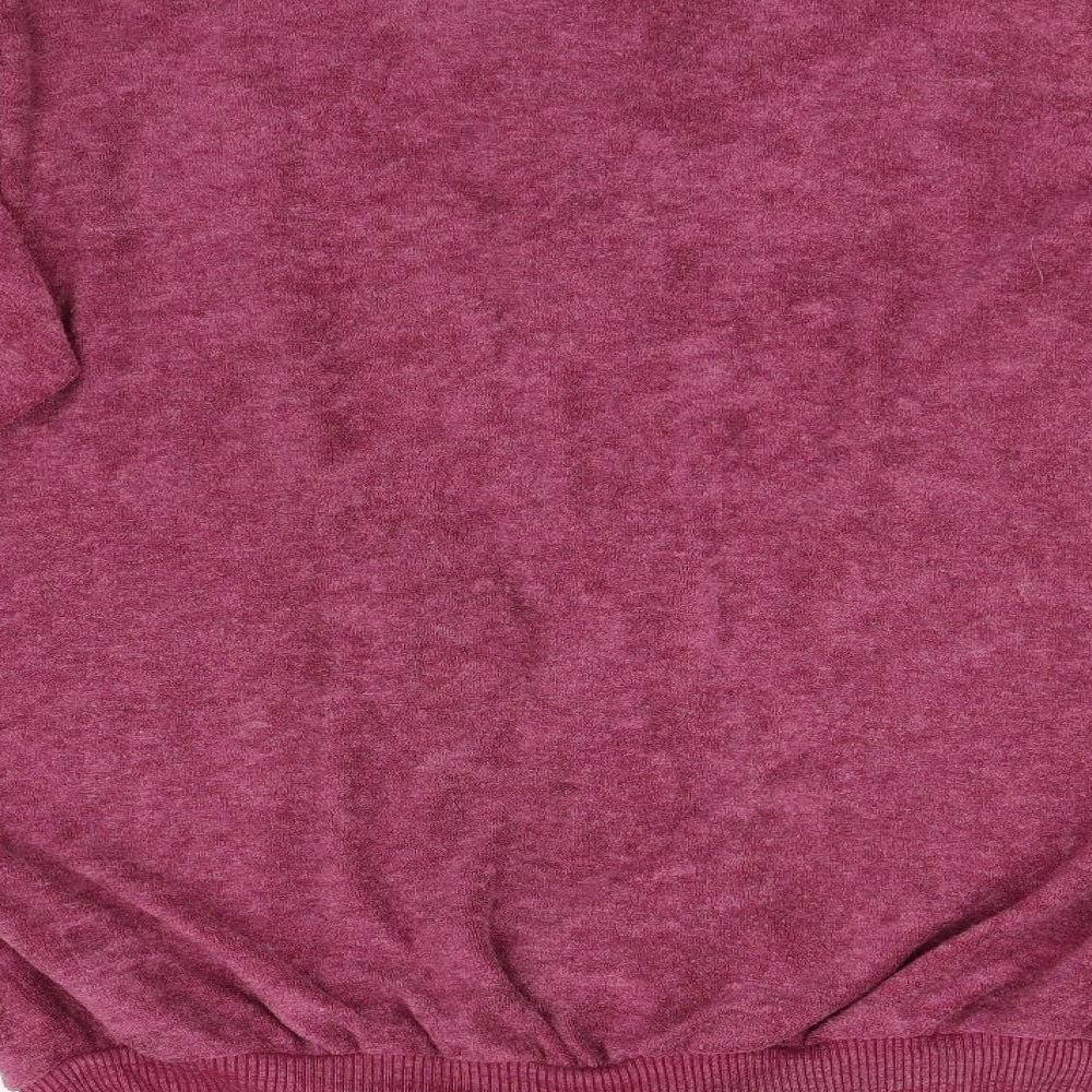 Silverstone Womens Pink Knit Cardigan Jumper Size XL