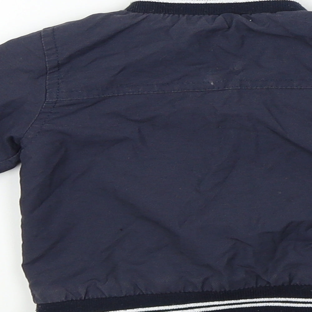 Earlydays Boys Blue Bomber Jacket Jacket Size 3-6 Months