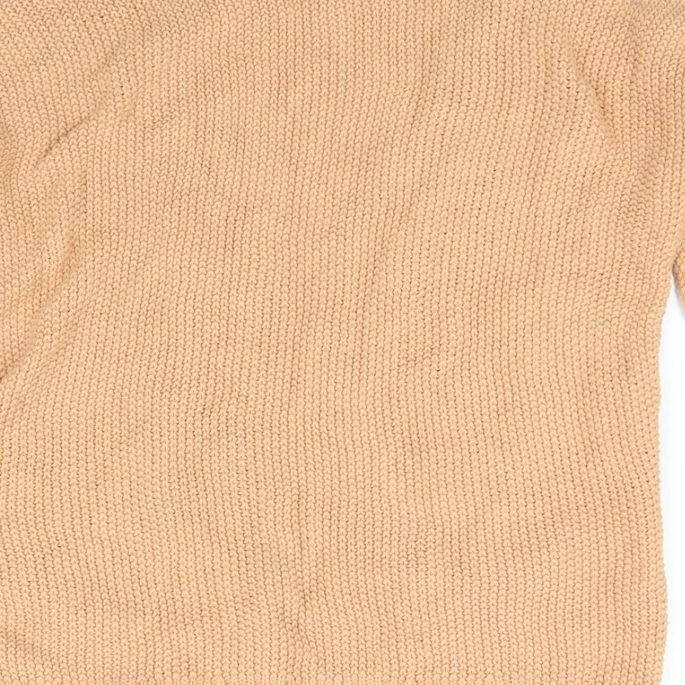 New Look Womens Orange Cardigan Jumper Size 10