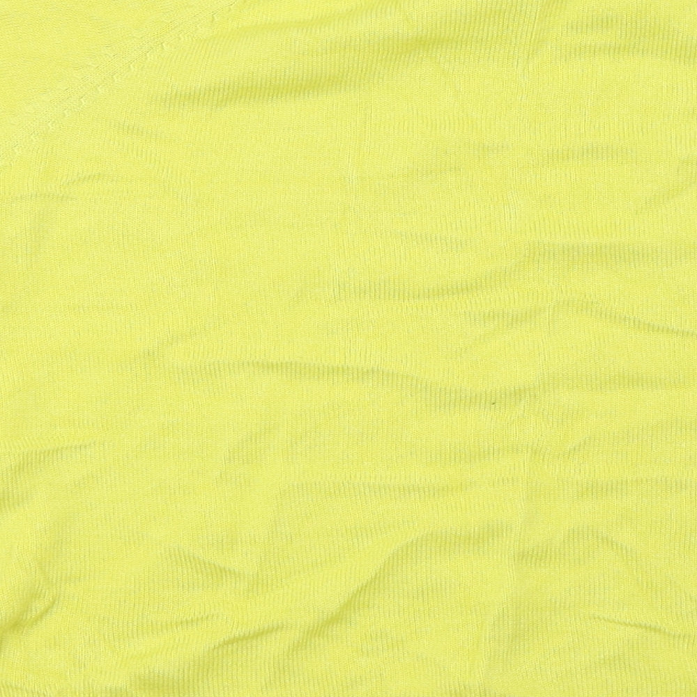 New Look Womens Yellow Cropped Tank Size 8