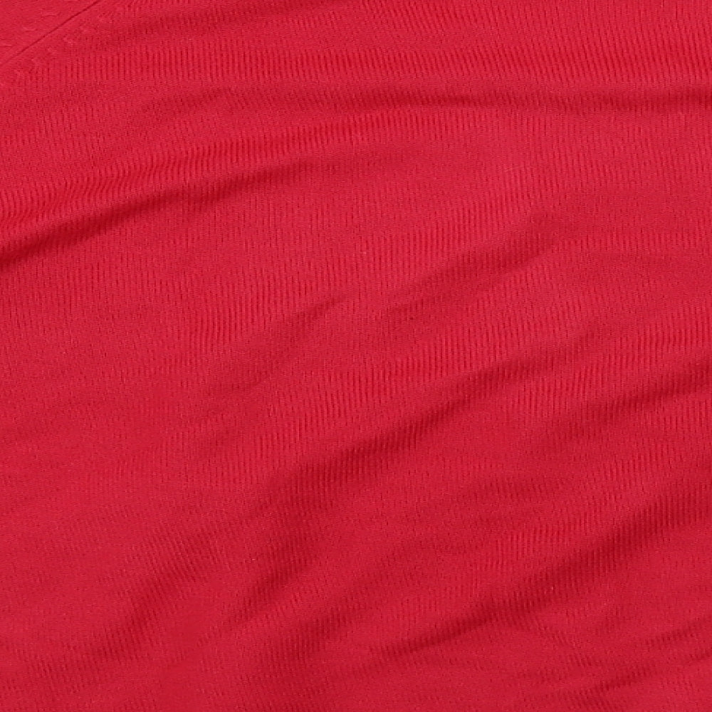 Wardrobe Womens Red Pullover Jumper Size 10