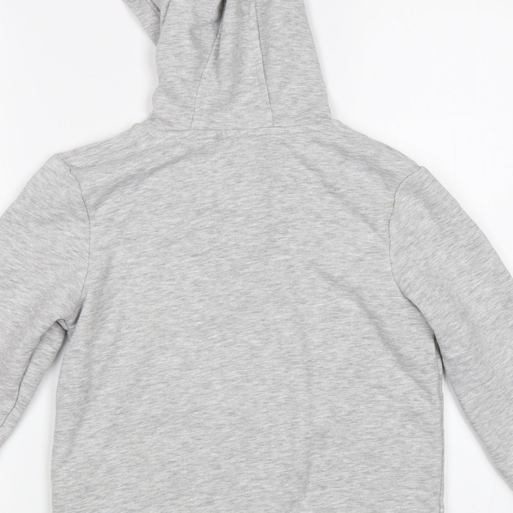 George Boys Grey Full Zip Hoodie Size 5-6 Years