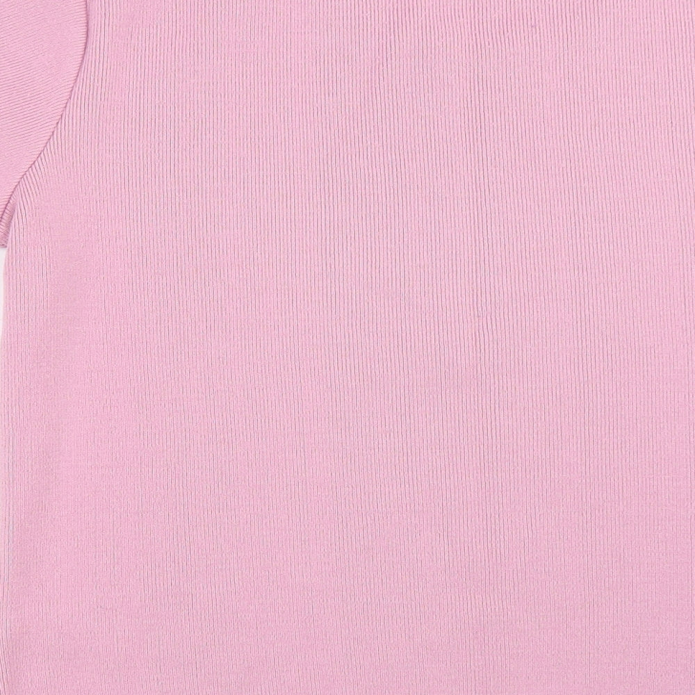 BHS Womens Pink Pullover Jumper Size 14