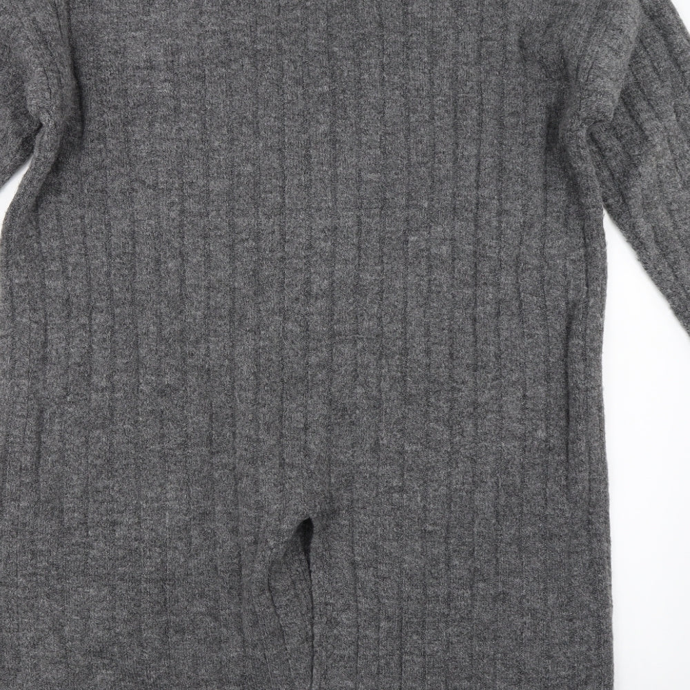Primark Womens Grey Cape Jumper Size S - Split back
