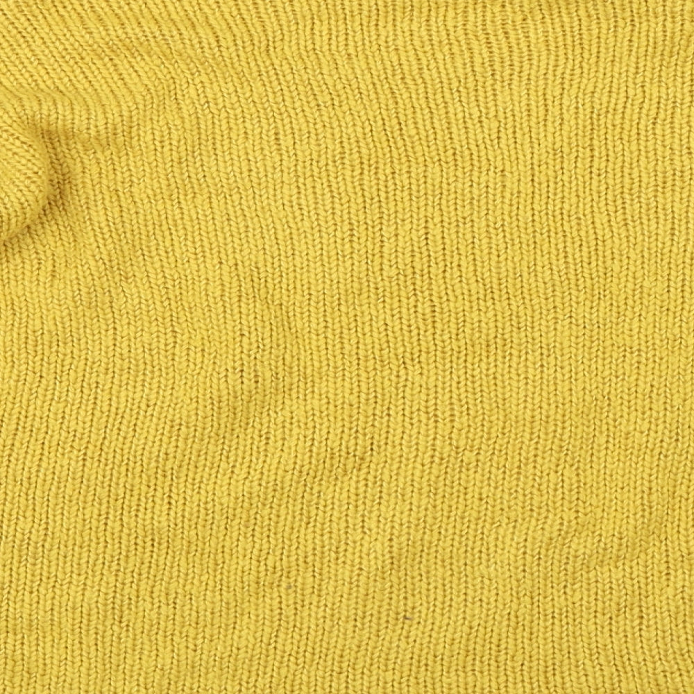 Select Womens Yellow Pullover Jumper Size M